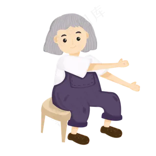 创意重阳节老人元素