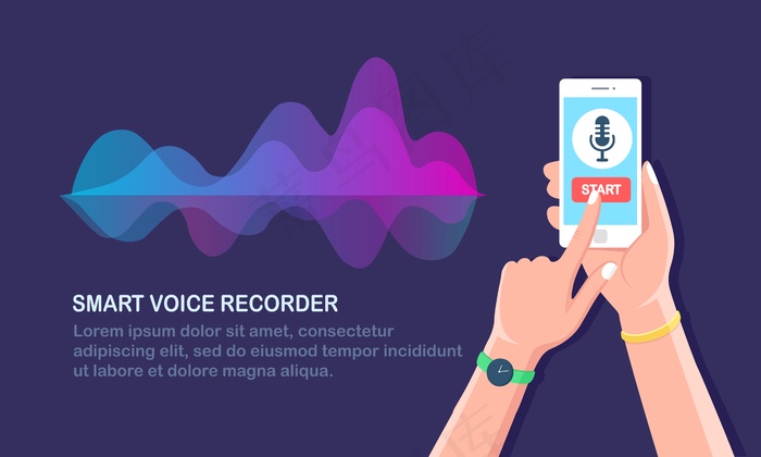 来自均衡器的音频梯度波。eps,ai矢量模版下载