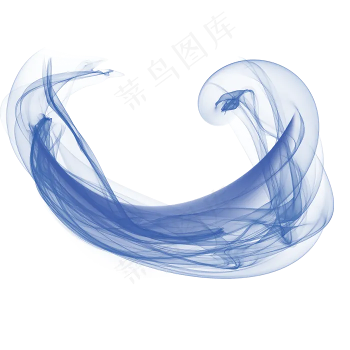 蓝色弧形光线(2000X2000(DPI:300))psd模版下载