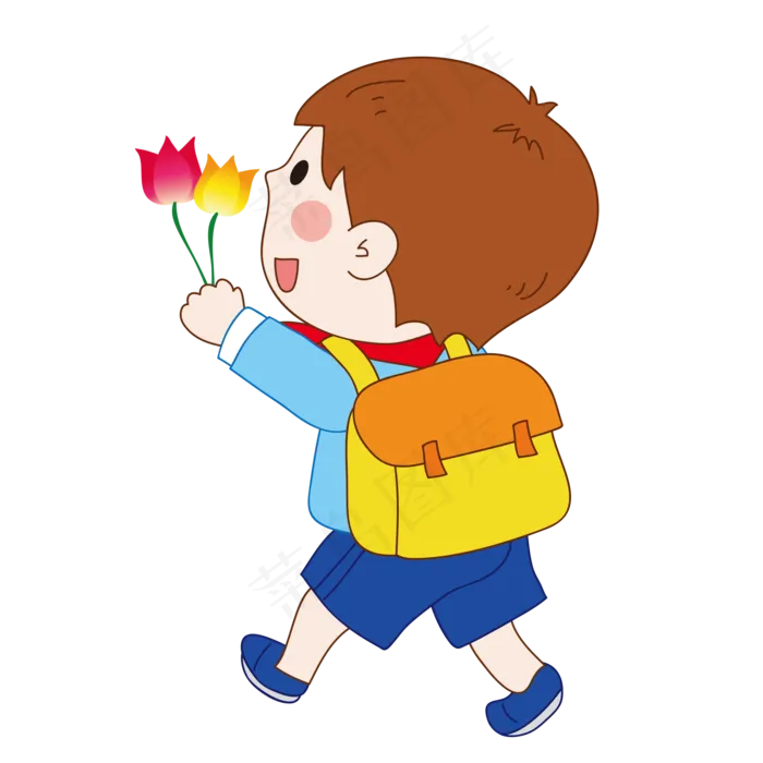 学生献花给老师(2000X2000(DPI:300))psd模版下载