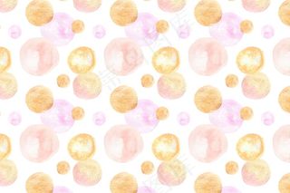 水彩抽象圆点无缝图案