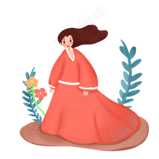 创意中秋节嫦娥人物