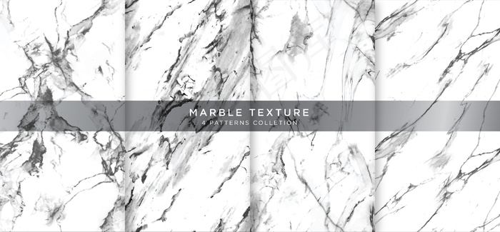 白色大理石纹理与自然图案背景或设计艺术作品。