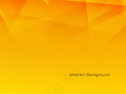 黄色现代多边形背景
