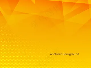 黄色现代多边形背景