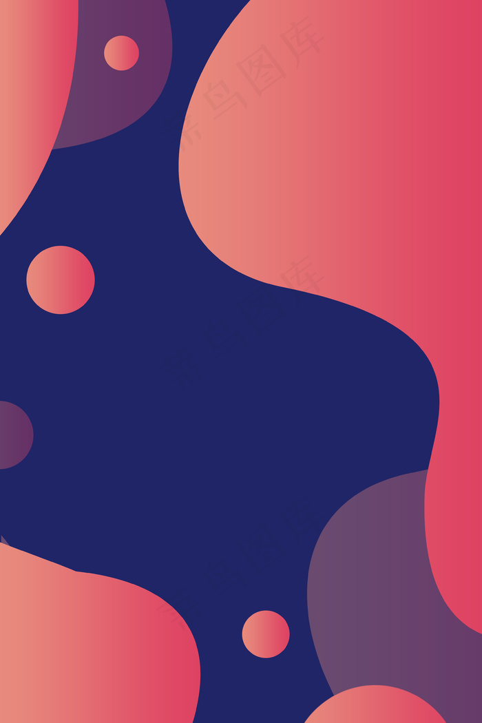 简约渐变方块邀请函宣传背景