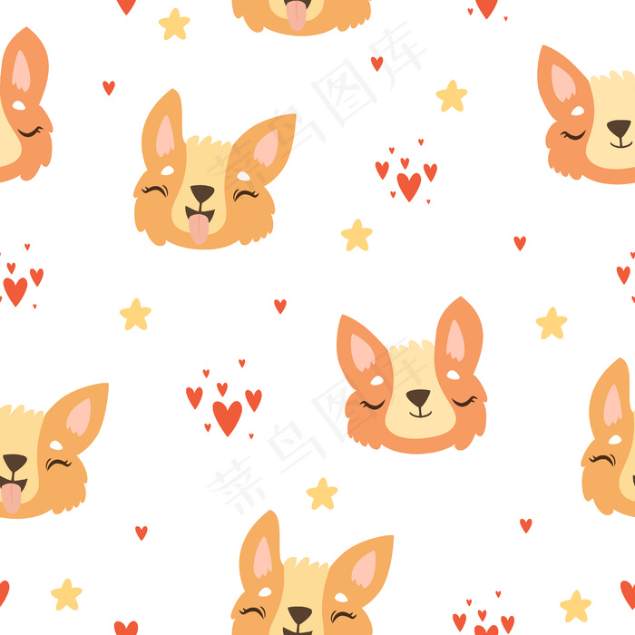 高尔基面无缝图案