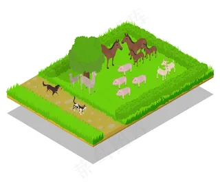 家畜概念场景