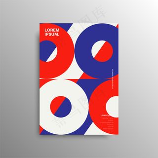 几何彩色封面。最小几何形状组成。最小创意概念。股票。