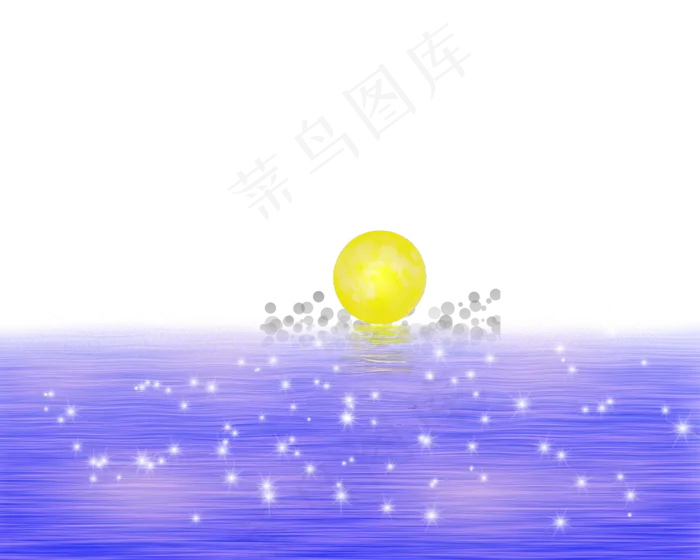 七夕夜晚星光湖面(2500X2000(DPI:300))psd模版下载