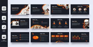 教育演示模板集12页