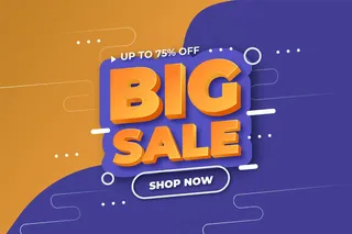 丰富多彩的3d销售背景概念