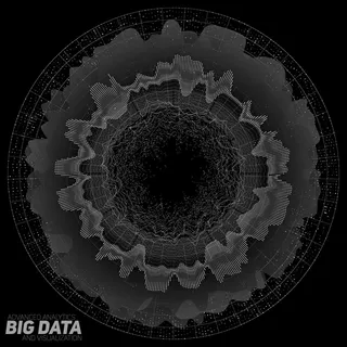 大数据灰度可视化。可视化数据复杂性。复杂的数据线程。社交网络表现。抽象数据图。