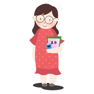 教师节商用元素英语老师