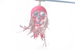 万圣节鬼怪海盗骷髅头