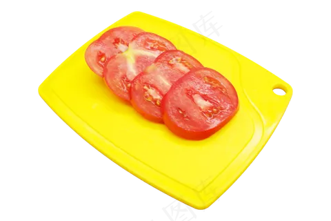 切片红色西红柿