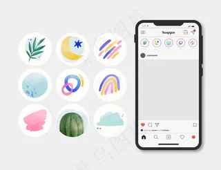 水彩模板精选集