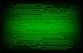 网络电路未来技术概念背景