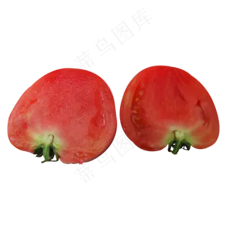 切开的红色西红柿