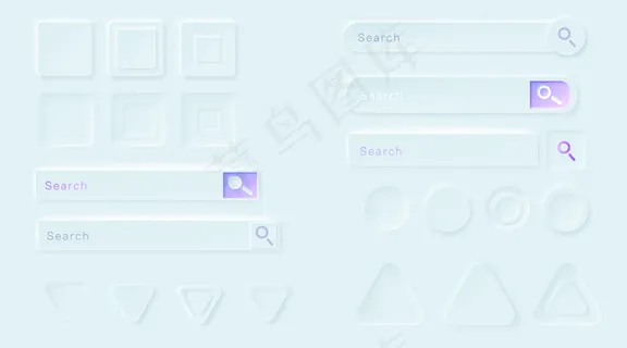 用户界面应用程序app的按钮。