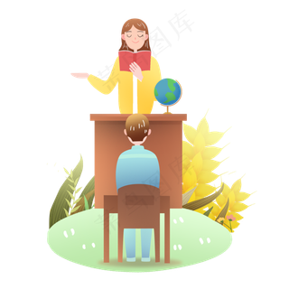 教师节老师上课学生素材