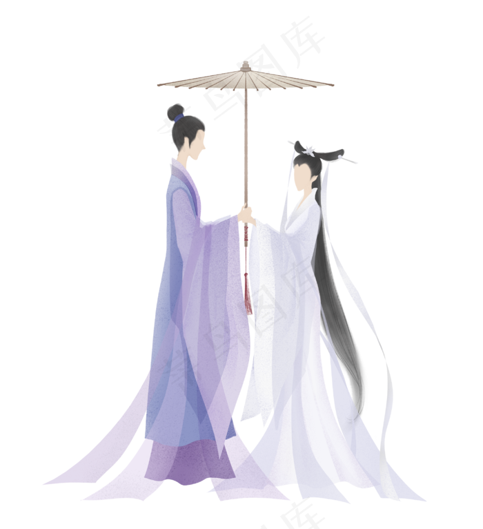 国潮七夕新白娘子许仙(3000X3281(DPI:300))psd模版下载
