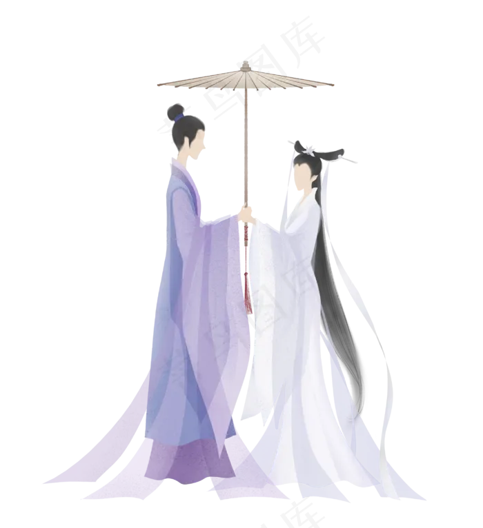 国潮七夕新白娘子许仙(3000X3281(DPI:300))psd模版下载