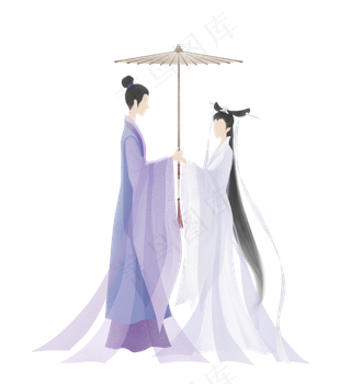 国潮七夕新白娘子许仙