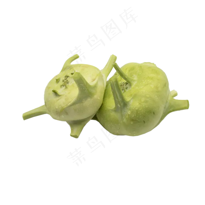 两个新鲜苤蓝(4000*4000px 300 dpi )