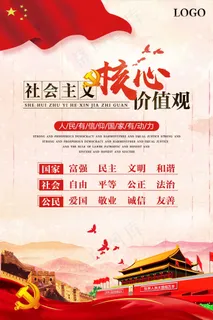 *核心价值观展板图片