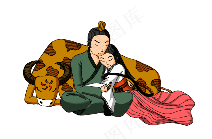 七夕情人节爱人相会