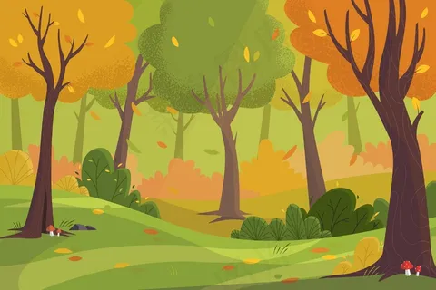 手绘秋季背景 手绘秋季背景