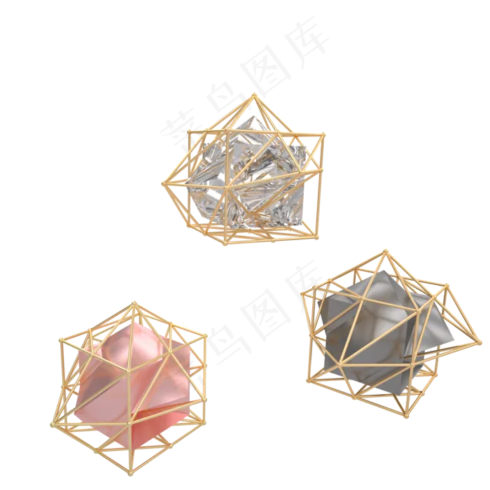 电商促销装饰彩色小元素多边形c(2508X3541(DPI:350))psd模版下载