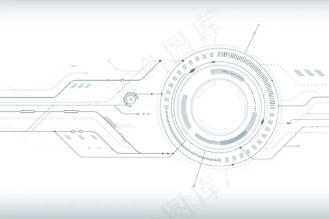 白色科技风格背景