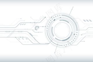 白色科技风格背景