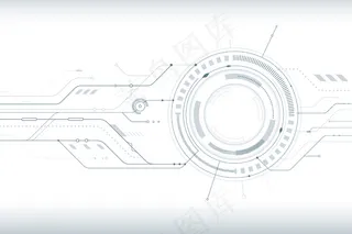 白色科技风格背景