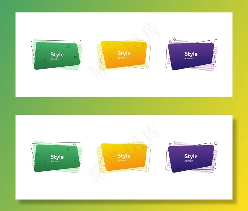 明亮的几何横幅bannereps,ai矢量模版下载