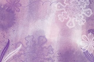 水彩背景与手绘元素