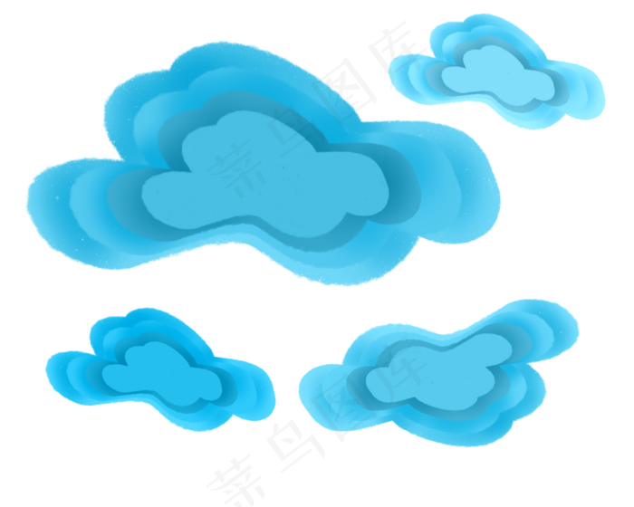 七夕节祥云纹手绘