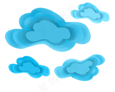 七夕节祥云纹手绘