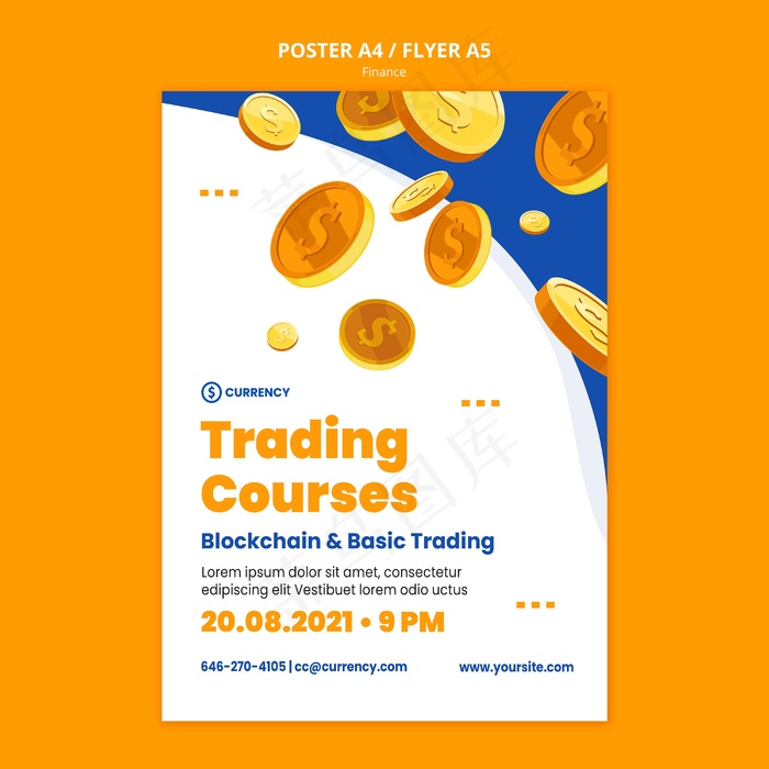 网上银行宣传单,DM传单模板