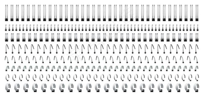 笔记本电脑螺旋线，钢丝环装订和弹簧组