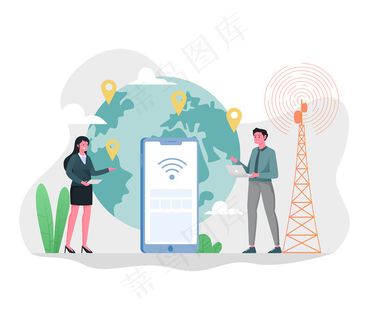 世界各地的互联网连接