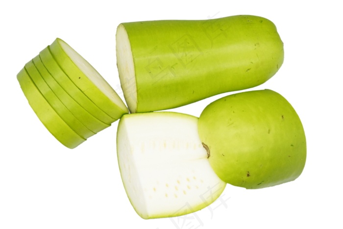 切片绿色西葫芦