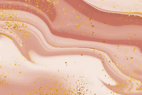 液体大理石背景金飞溅