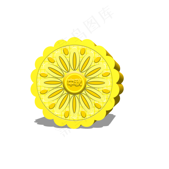 中秋节3D月饼