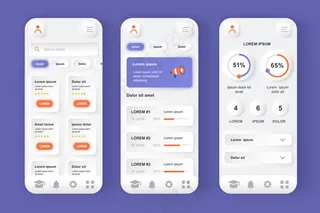 在线学习现代设计ui手机应用