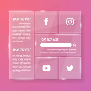 透明玻璃网模板