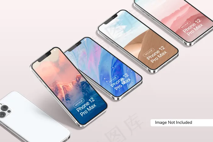 智能手机12 pro max实体模型样机psd模版下载