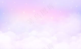 天空中的星星可以是背景和柔和的颜色。